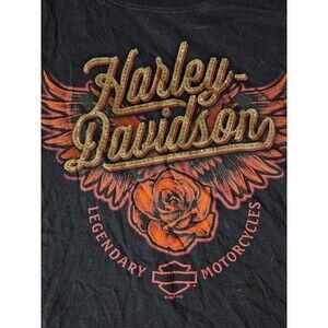 Harley Davidson Rhinestone Tee Shirt Ohio Size XL